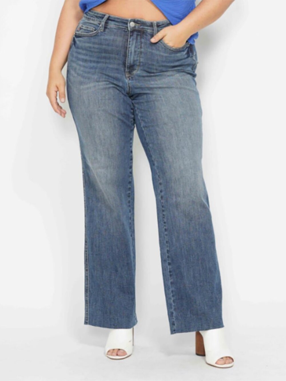 Judy Blue PLUS Tummy Control Vintage Straight leg jeans